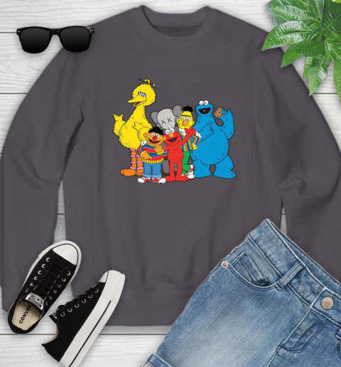 Kaws X Sesame Street UT Hoodie Tee For Sports