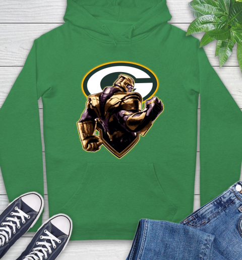NFL Thanos Avengers Endgame Football Sports Green Bay Packers Hoodie 8
