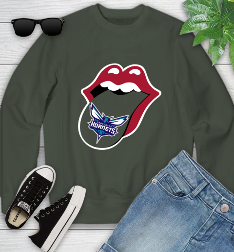 Charlotte Hornets NBA Basketball Lips I Root For My Team Adoring Fan 124