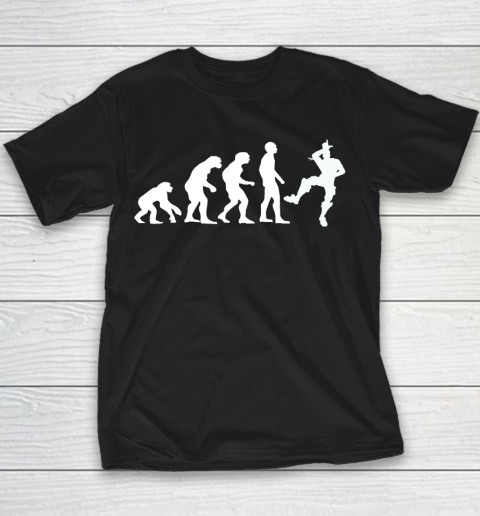 Fortnite Tshirt Human Evolution Take That L Emote Dance Youth T-Shirt
