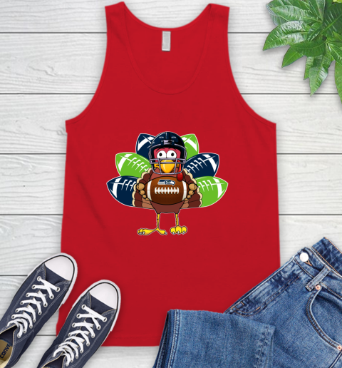 Seattle Seahawks Turkey Thanksgiving Day Tank Top 6