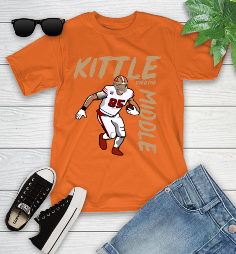 George Kittle Kittle Over the Middle San Francisco Shirt 107