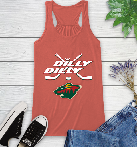 NHL Minnesota Wild Dilly Dilly Hockey Sports Racerback Tank 4