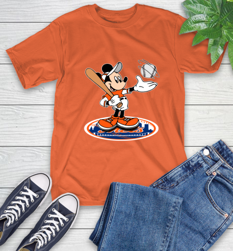 MLB Baseball New York Mets Cheerful Mickey Disney Shirt T-Shirt 5