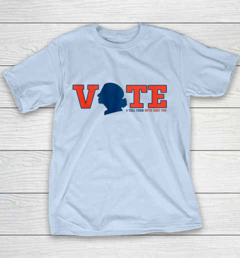 Vote Tell Them Ruth Sent You RBG Vote Shirt Notorious Youth T-Shirt 4