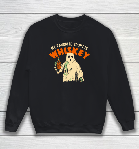 My Favorite Spirit Is Whiskey Halloween Sweatshirt