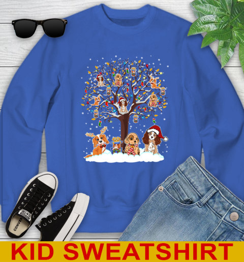 Coker spaniel dog pet lover christmas tree shirt 114