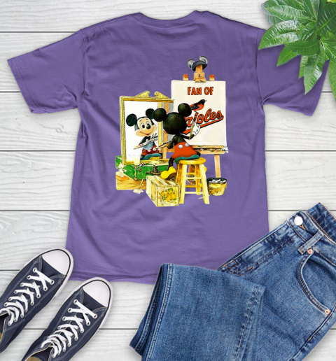 MLB Baseball Baltimore Orioles Mickey Drawing Shirt 53