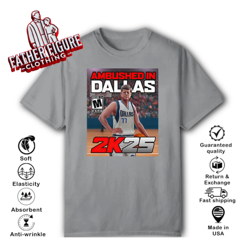 gxqt doncic and john f kennedy ambushed in dallas 2k25 classic t shirt 2 front sport grey