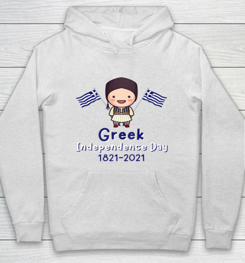 Kids Greek Independence 200th Anniversary Greece for Boys Hoodie