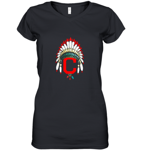 New Cleveland Hometown Indian Tribe Vintage For Baseball Women's V-Neck T-Shirt