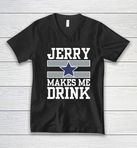 Jerry Makes Me Drink V-Neck T-Shirt