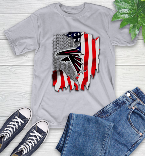 Atlanta Falcons NFL Football American Flag T-Shirt 6