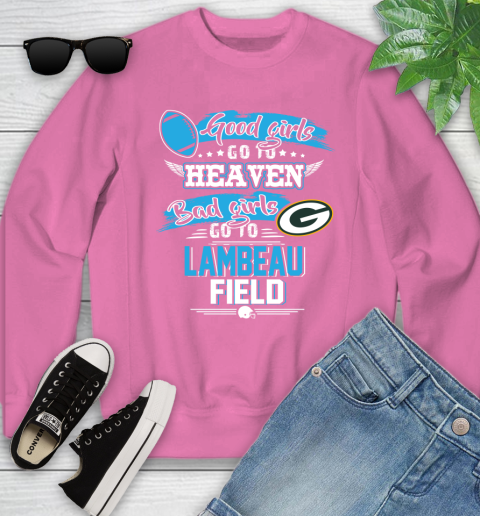 Green Bay Packers NFL Bad Girls Go To Lambeau Field Shirt Youth Sweatshirt 6