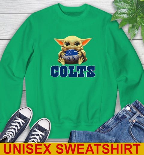 NFL Football Indianapolis Colts Baby Yoda Star Wars Shirt Sweatshirt 7 NFL Football Indianapolis Colts Baby Yoda Star Wars Shirt Sweatshirt - Image 7