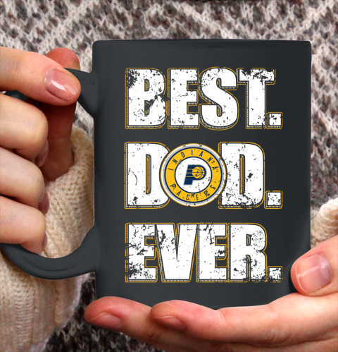 NBA Indiana Pacers Basketball Best Dad Ever Family Shirt Ceramic Mug 11oz
