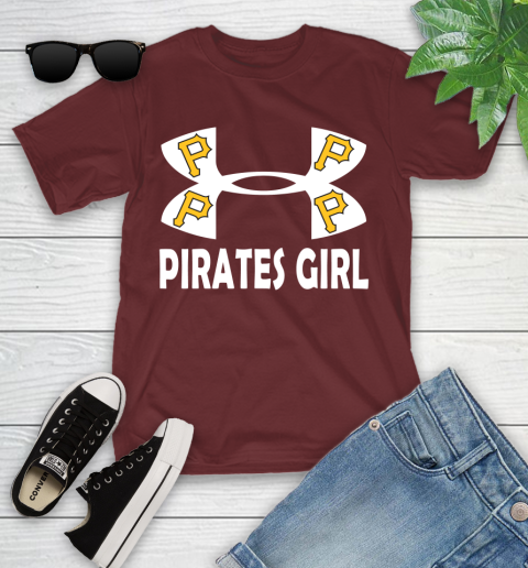 MLB Pittsburgh Pirates Under Armour Baseball Sports Youth T-Shirt 14