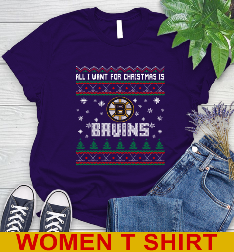 Boston Bruins NHL Hockey All I Want For Christmas Is My Team Sports 88