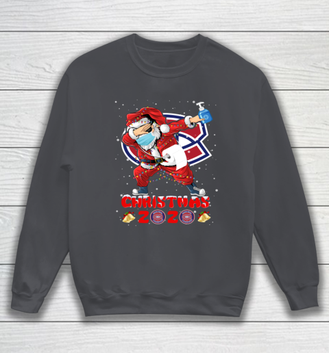 Montreal Canadiens Funny Santa Claus Dabbing Christmas 2020 NHL Sweatshirt 4