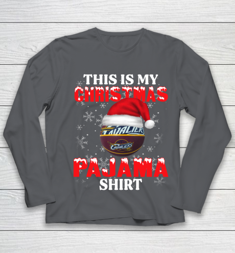 Cleveland Cavaliers This Is My Christmas Pajama Shirt NBA Youth Long Sleeve 6