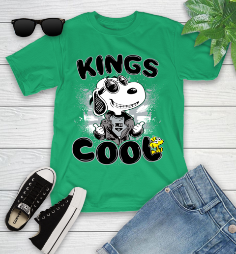 NHL Hockey Los Angeles Kings Cool Snoopy Shirt Youth T-Shirt 7