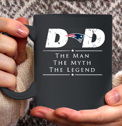 New England Patriots NFL Football Dad The Man The Myth The Legend Ceramic Mug 11oz