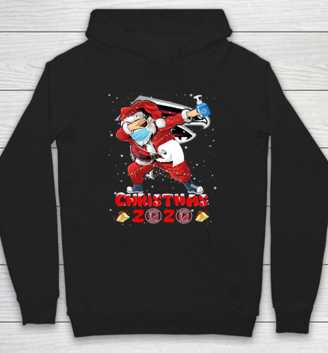 Atlanta Falcons Funny Santa Claus Dabbing Christmas 2020 NFL Hoodie