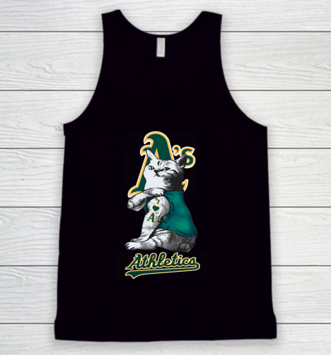 MLB Baseball My Cat Loves Oakland Athletics Tank Top