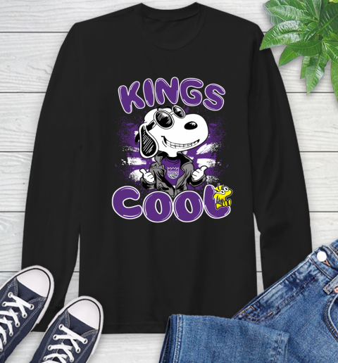 NBA Basketball Sacramento Kings Cool Snoopy Shirt Long Sleeve T-Shirt