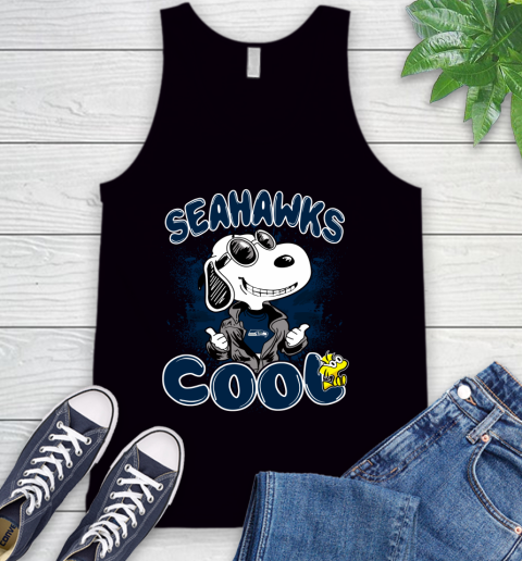 NFL Football Seattle Seahawks Cool Snoopy Shirt Tank Top