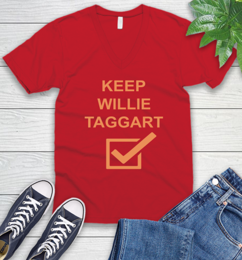 Keep Willie Taggart V-Neck T-Shirt 7