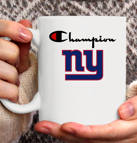 NFL Football New York Giants Champion Shirt Ceramic Mug 15oz