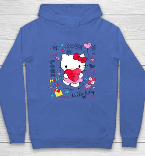 Hello Kitty Love Notes Valentine Tee Hoodie 6