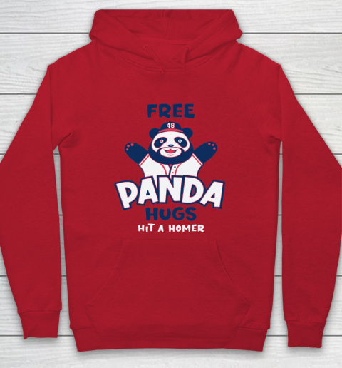 Free Panda Hugs Braves Hoodie