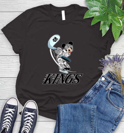 NHL Hockey Los Angeles Kings Cheerful Mickey Mouse Shirt Women's T-Shirt 9