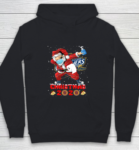 Cleveland Cavaliers Funny Santa Claus Dabbing Christmas 2020 NBA Youth Hoodie