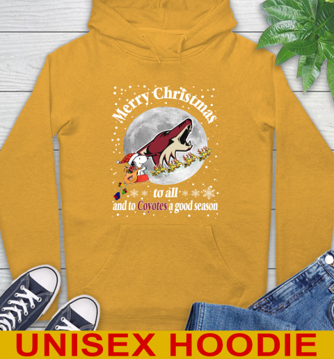 Arizona Coyotes Merry Christmas To All And To Coyotes A Good Season NHL Hockey Sports Hoodie 2