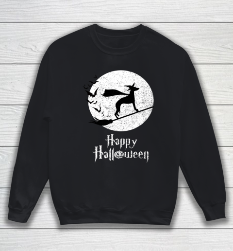 Funny Halloween Costume Witch WHIPPET Dog Lover Gift Sweatshirt