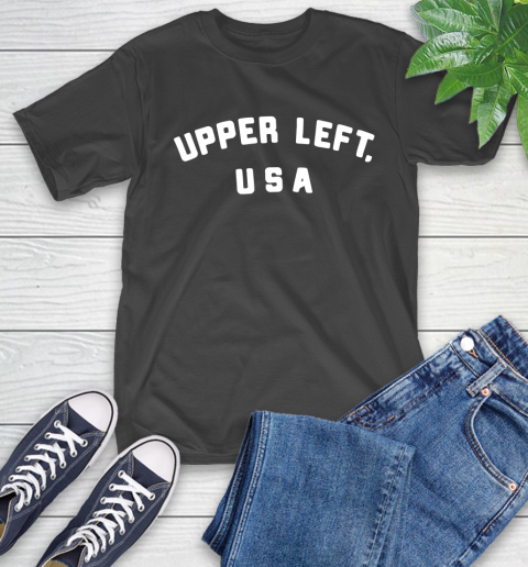 Upper Left Usa T Shirt Itees Global