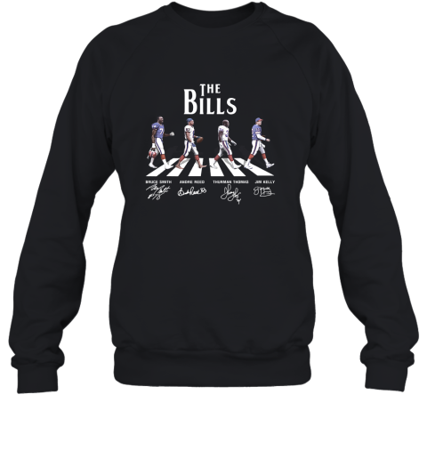 Top Abbey Road The Bills Signature T Shirt 2 Sweatshirt