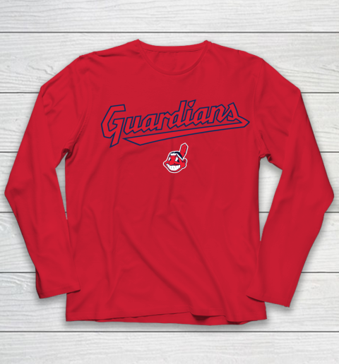 Cleveland Guardians t shirt  Cleveland Indians Youth Long Sleeve 10