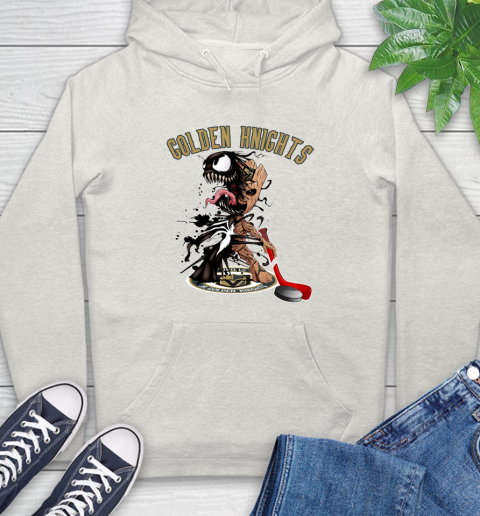 NHL Vegas Golden Knights Hockey Venom Groot Guardians Of The Galaxy Hoodie 12
