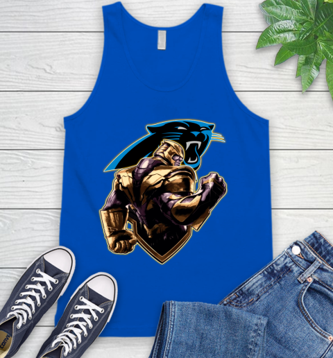 NFL Thanos Avengers Endgame Football Sports Carolina Panthers Tank Top 5
