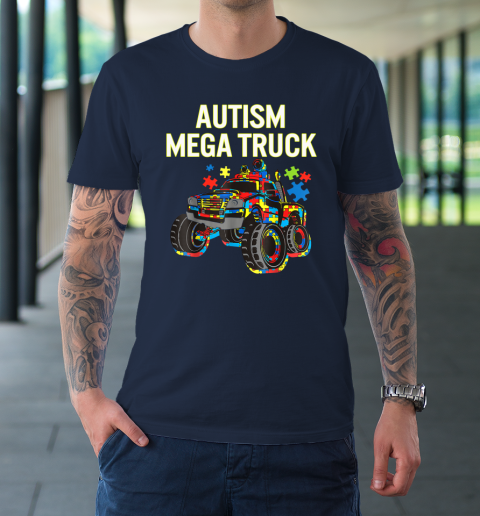 Autism Mega Truck Shirt Monster Truck Autism Awareness T-Shirt 2