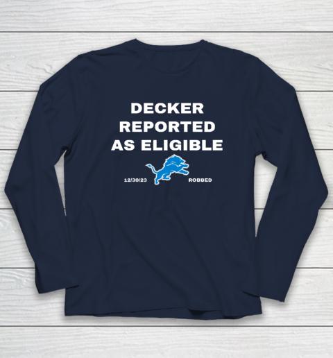 Decker Reported As Eligible Long Sleeve T-Shirt 2