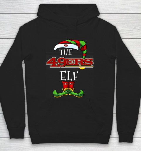 San Francisco 49ers Christmas ELF Funny NFL Hoodie