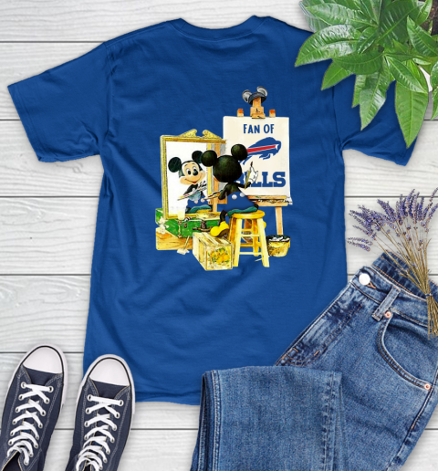 NFL Football Buffalo Bills Mickey Drawing Shirt 91