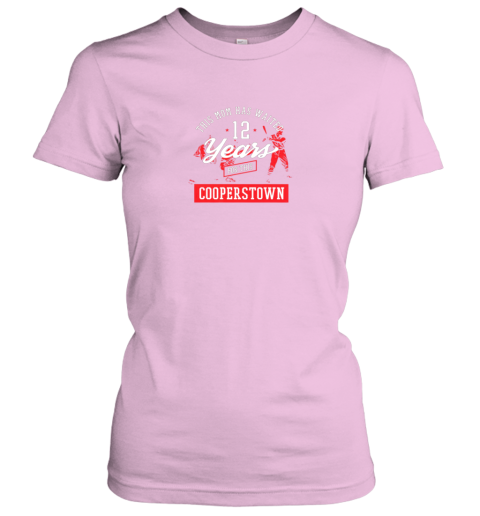 v2ti this mom has waited 12 years baseball sports cooperstown ladies t shirt 20 front light pink