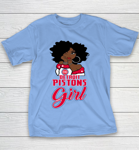 Detroit Pistons Girl NBA Youth T-Shirt 10