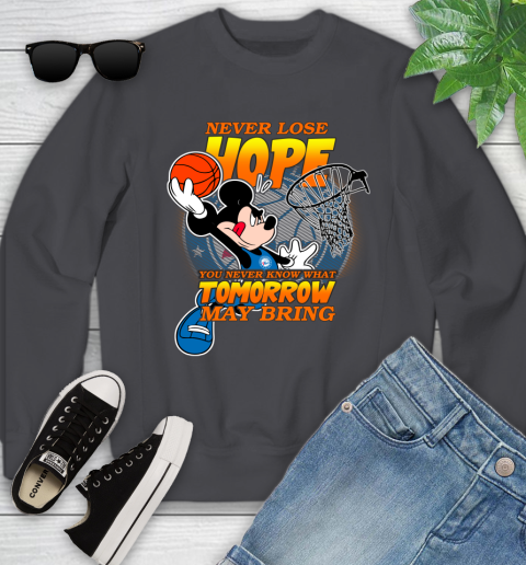 Philadelphia 76ers NBA Basketball Mickey Disney Never Lose Hope Youth Sweatshirt 6 Philadelphia 76ers NBA Basketball Mickey Disney Never Lose Hope Youth Sweatshirt - Image 6